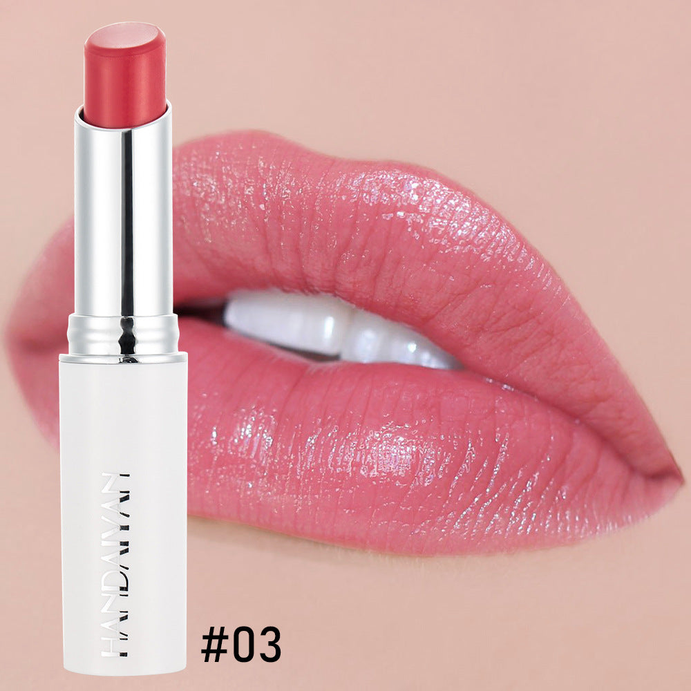 Rosy lipstick collection tube showing vibrant charming red lip color enriched with rose essential oil — view 5