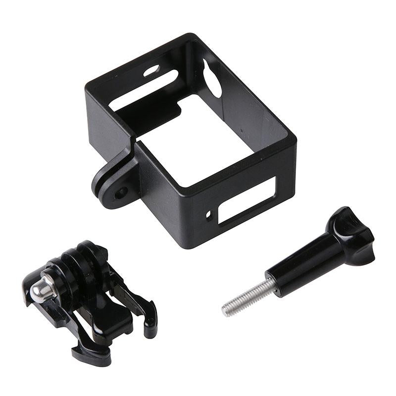 NNEIDS protective shell frame mount for action camera with basic buckle and long mounting bolt — view 2