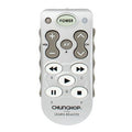 White NNEIDS universal learning remote control with 11 programmable function keys