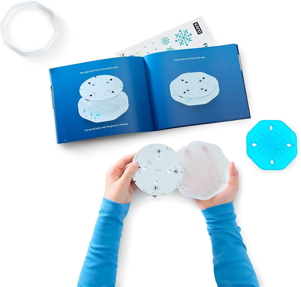 Kano Disney Frozen 2 coding kit box and motion sensor components with app interface displayed. — view 4