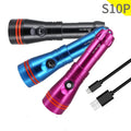 ARCHON S10P 2000 lumen scuba diving flashlight in durable aluminum with bright LED light beam