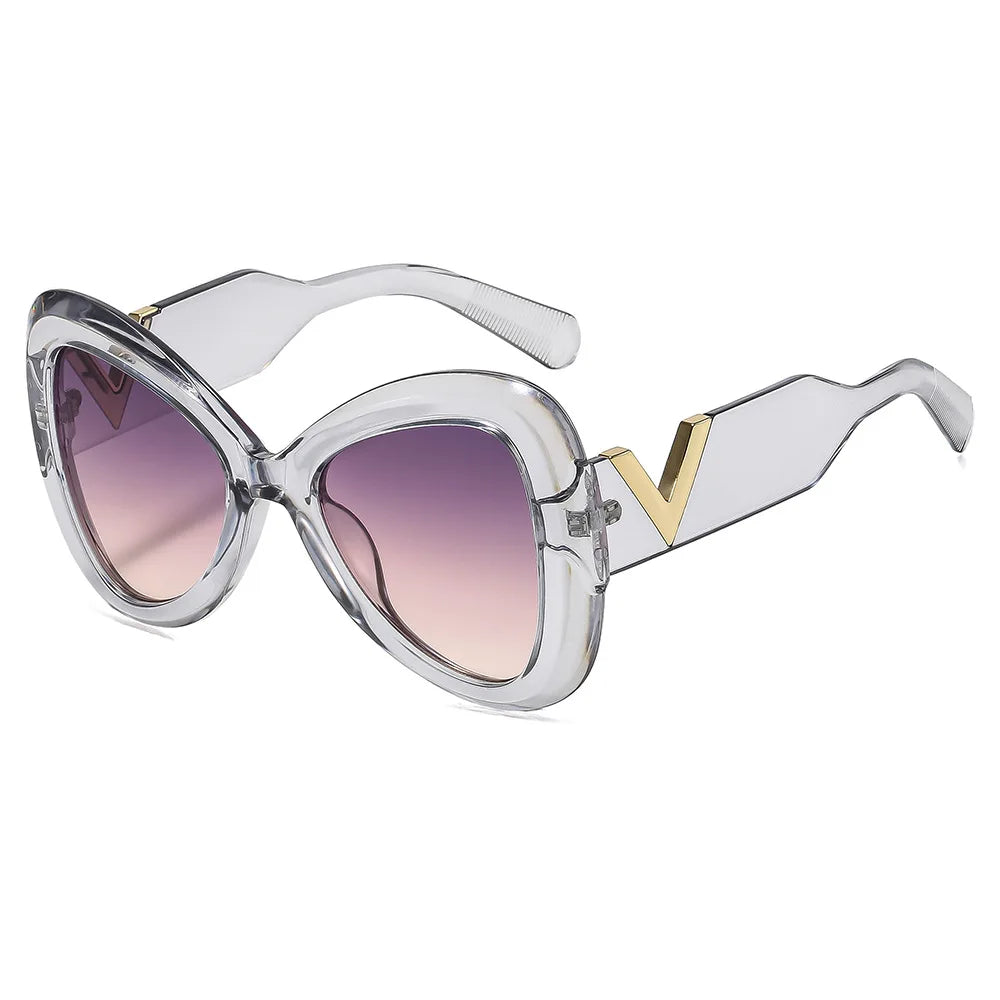 Elegant Butterfly Oversized Sunglasses-1