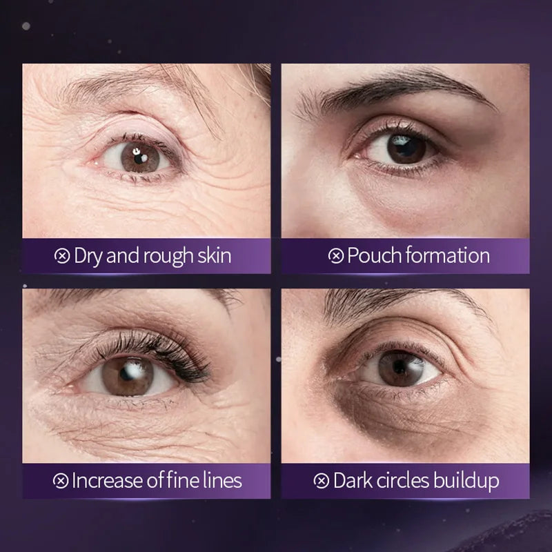 Jar of sixty grape crystal collagen under eye patches for dark circles and wrinkle reduction — view 4