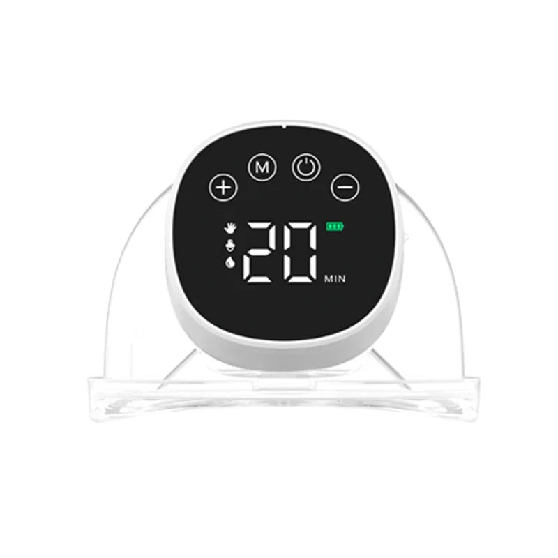 Wearable hands-free automatic breast pump device, compact and lightweight for discreet nursing — view 3
