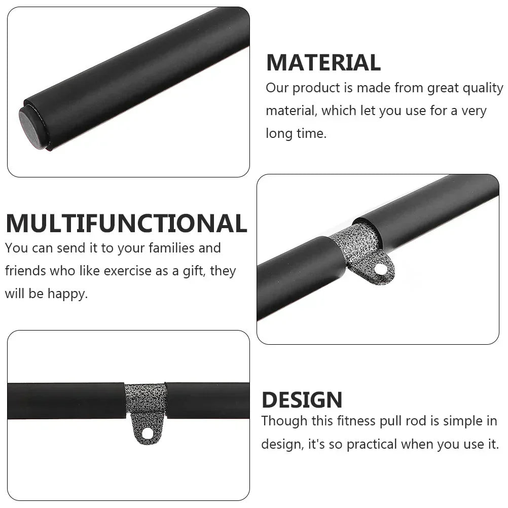 Black steel compact biceps pull-up lever for home gym and strength training cable workouts — view 5