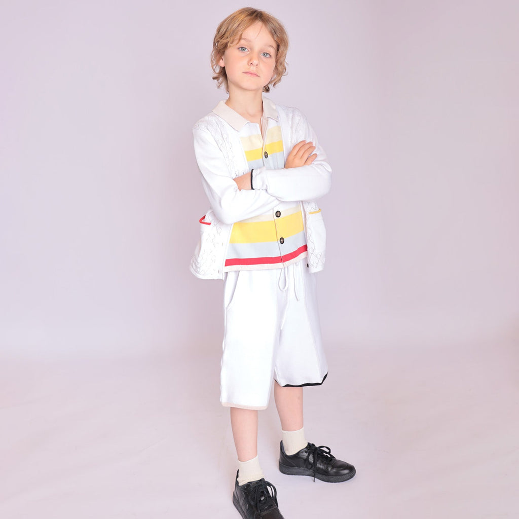 The Bermuda Shorts — White-1