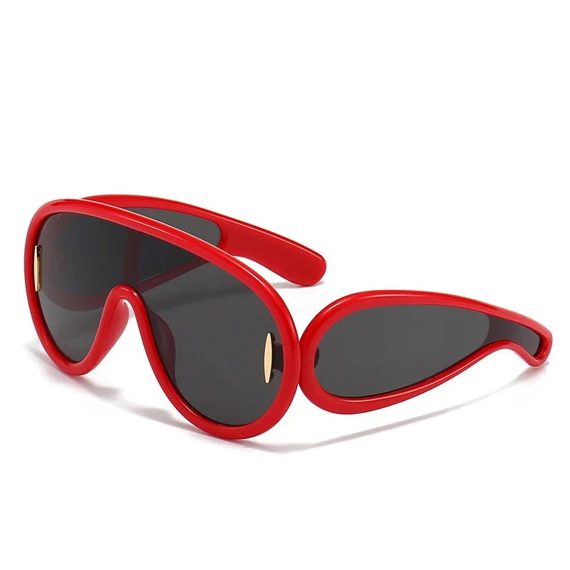 Daring Oversized Wave Sunglasses-9