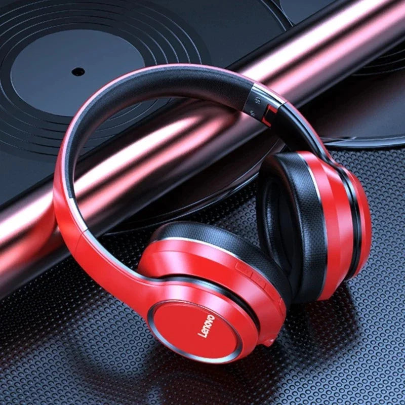 Black NNEOBA over-ear foldable wireless headphones with cushioned ear pads and built-in microphone — view 5