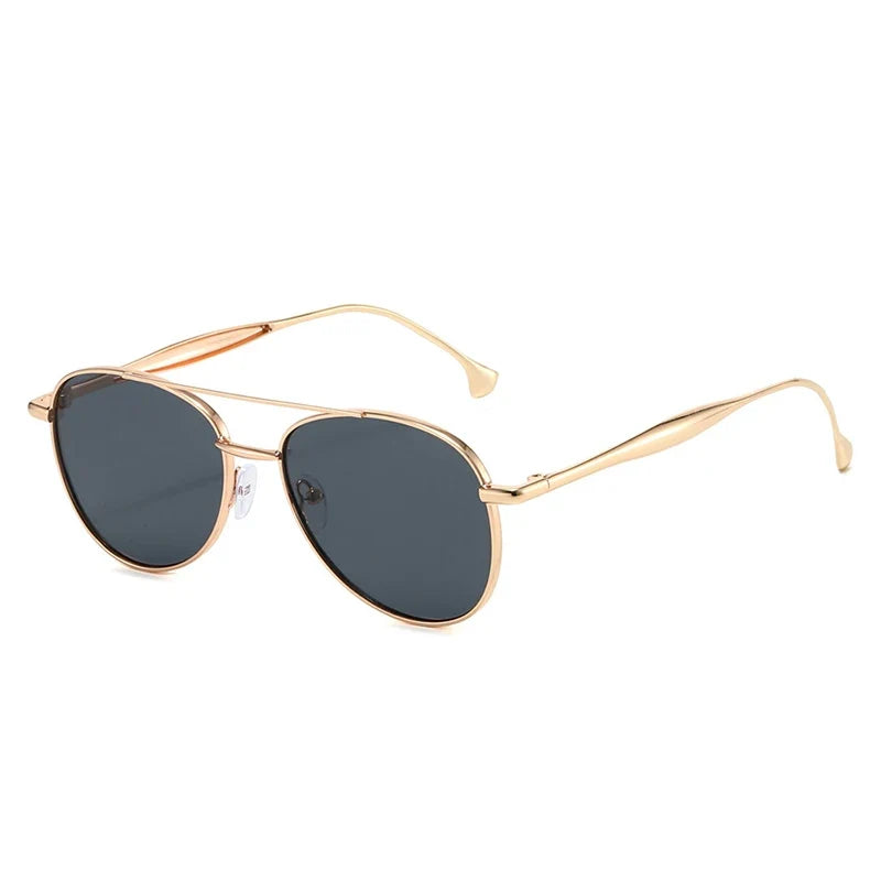 Adventurous Metal Pilot Sunglasses-4