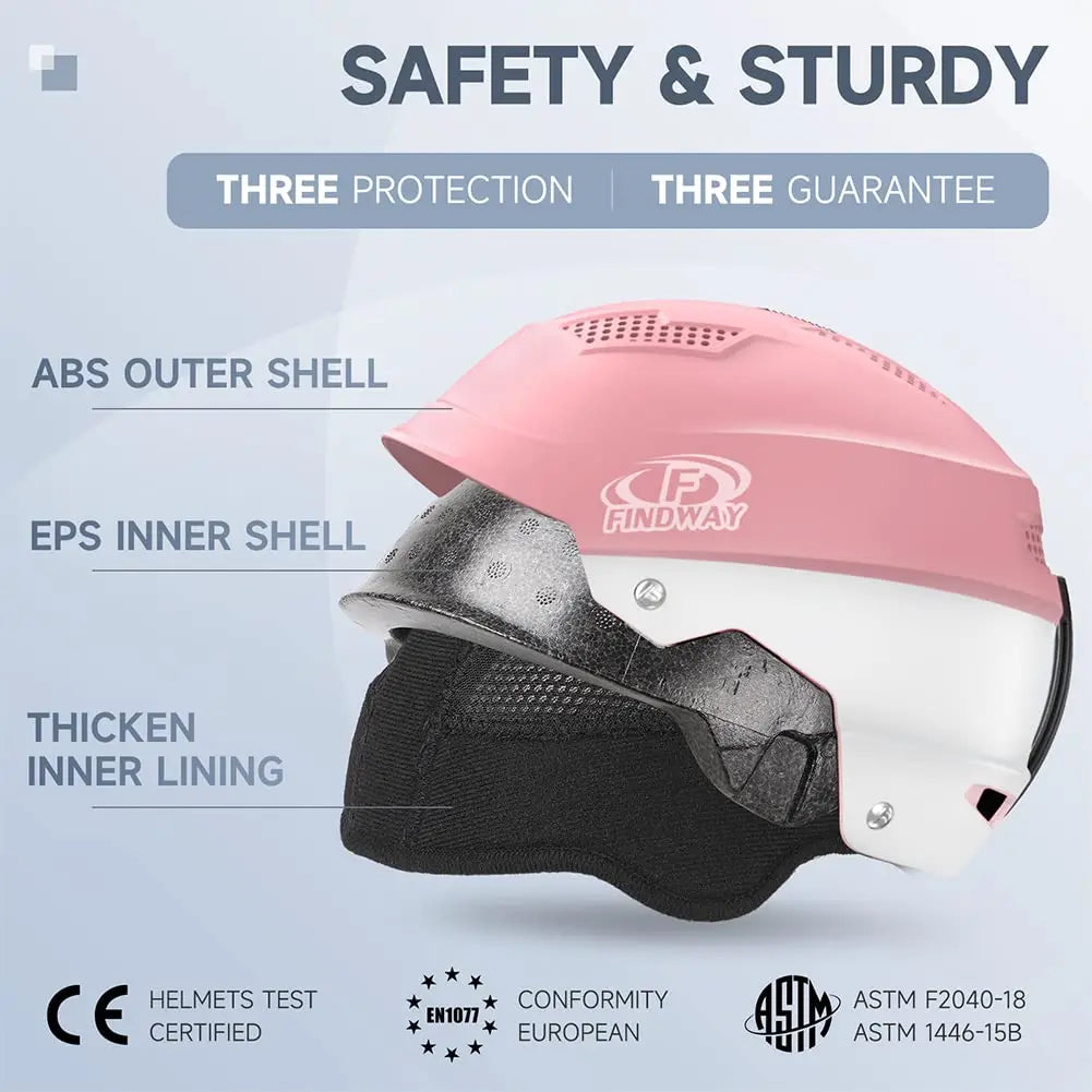 Ski helmet with adjustable vents and goggle compatible design in solid color for winter sports — view 3