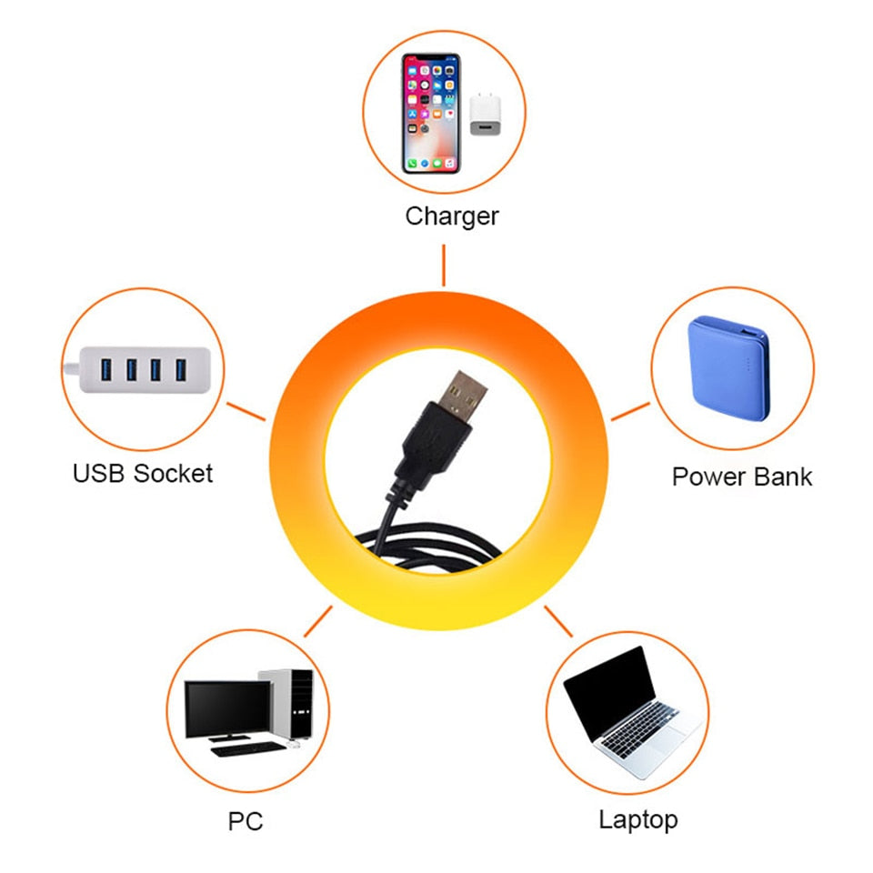 NNEOBA USB sunset lamp projector casting a vibrant rainbow neon glow on a bedroom wall — view 5