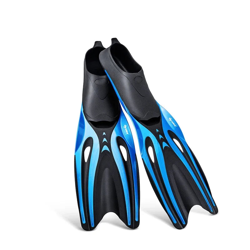 Pair of NNEOBA non-slip swimming and diving fins made from durable TPR and PP material