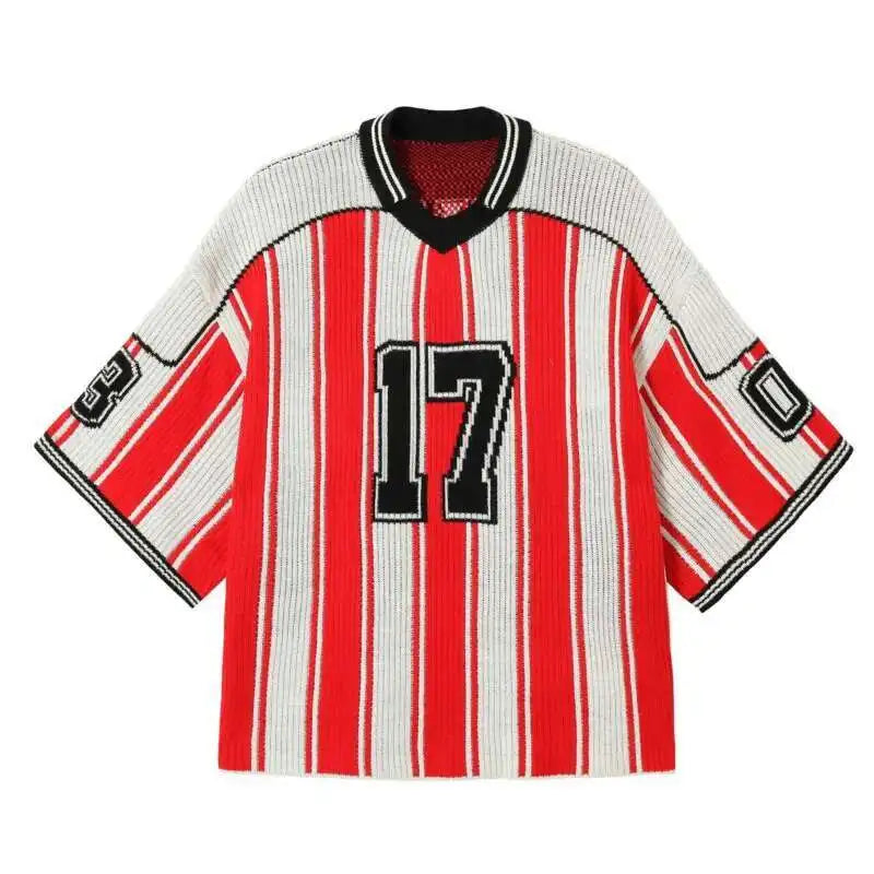 Audacious Striped Oversized Sweater-2