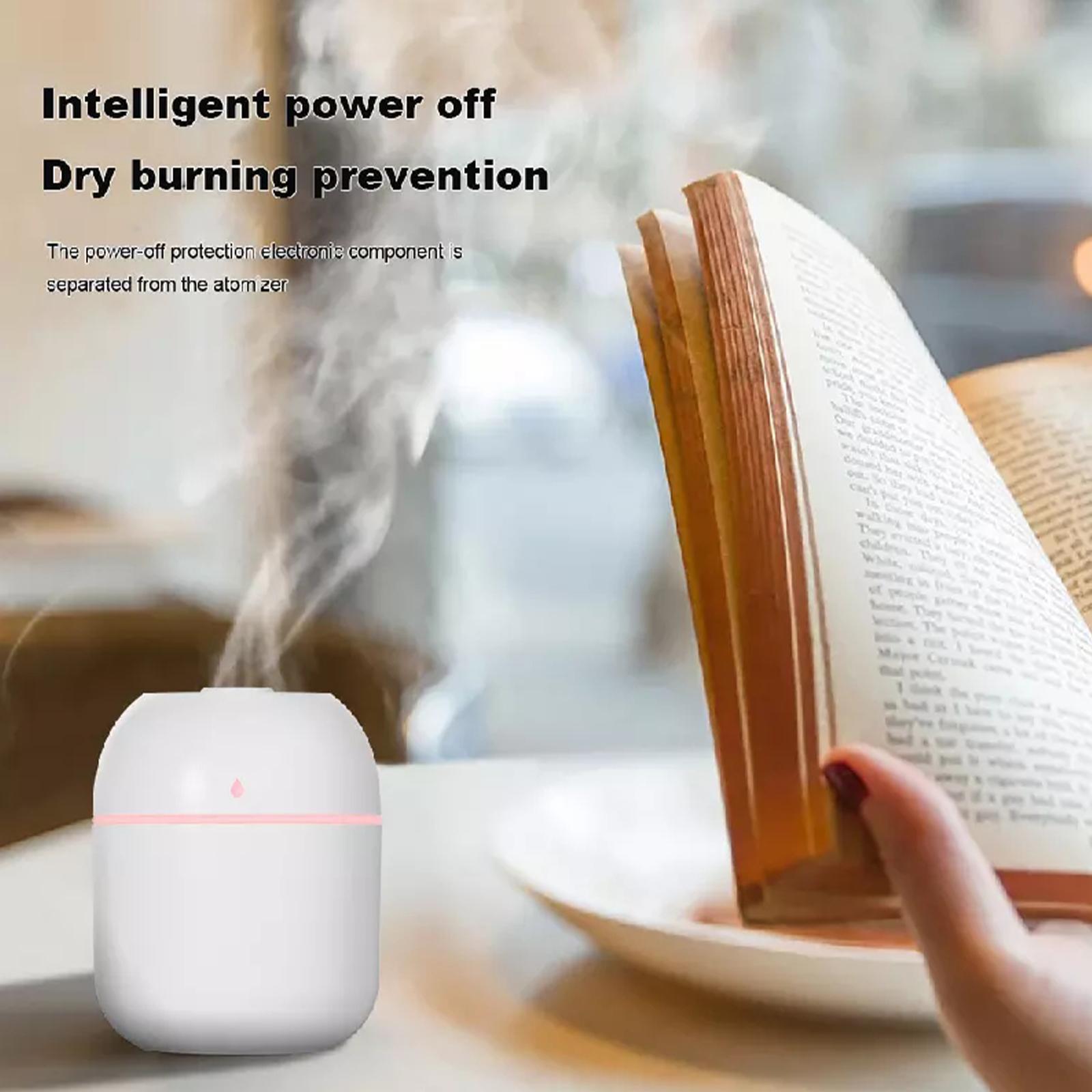 Portable compact USB aroma humidifier for home office desktop in modern design — view 5