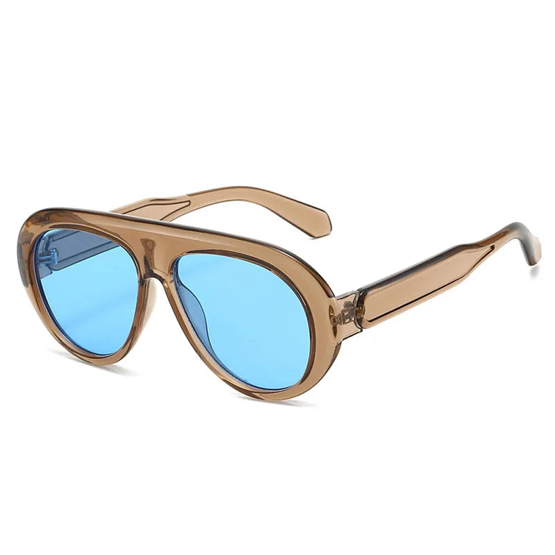Fearless Resin Pilot Sunglasses-2