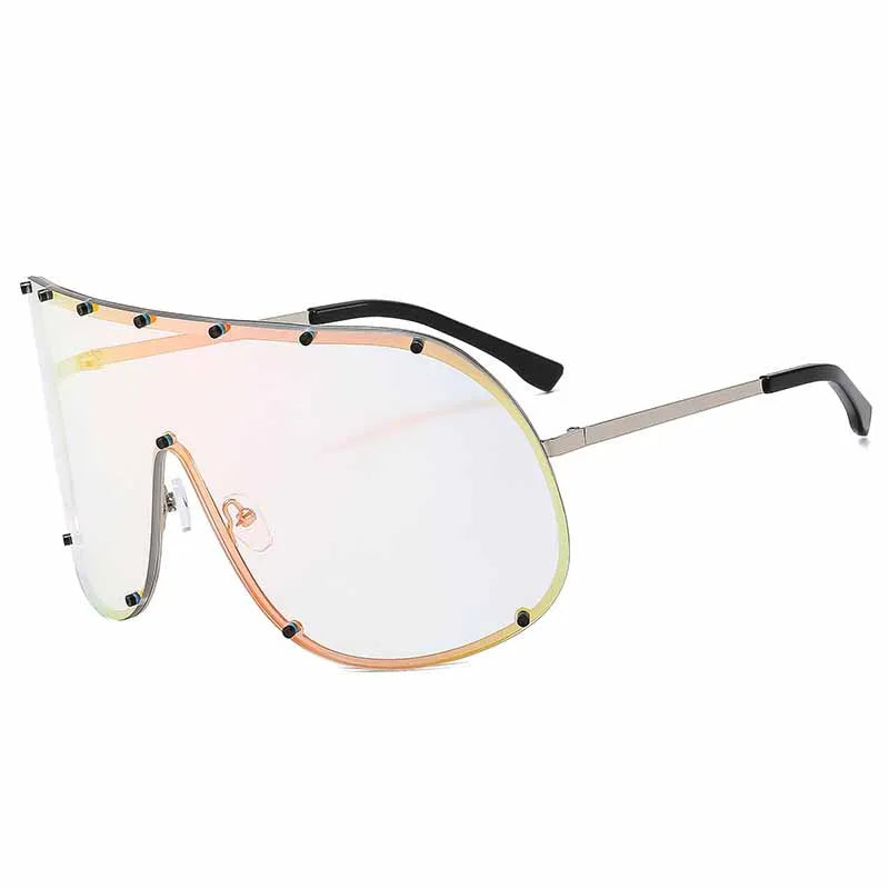 Unstoppable Oversized Rimless Sunglasses-5