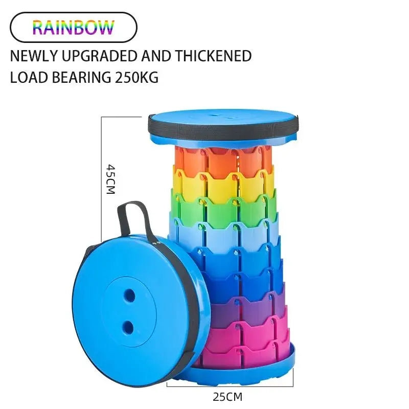 Portable folding beach chair with retractable legs and carrying bag for outdoor camping and travel — view 2