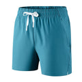 Men's solid quick-dry running shorts in premium breathable polyester material for summer sports