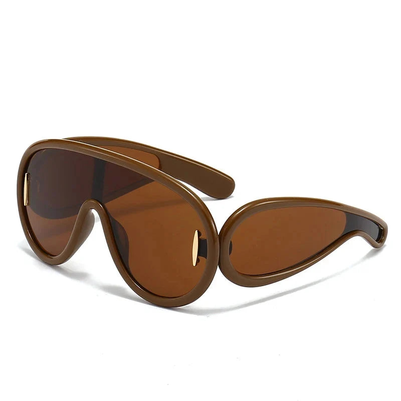 Daring Oversized Wave Sunglasses-1