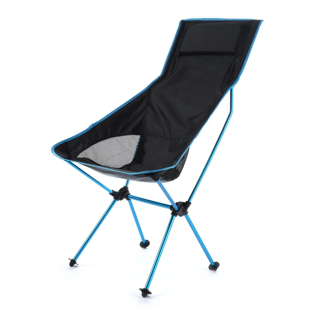 NNEOBA foldable outdoor camping chair with durable fabric and collapsible frame for portable seating