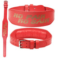 Gym weight lifting belt for powerlifting and squats in medium size for core support and stability