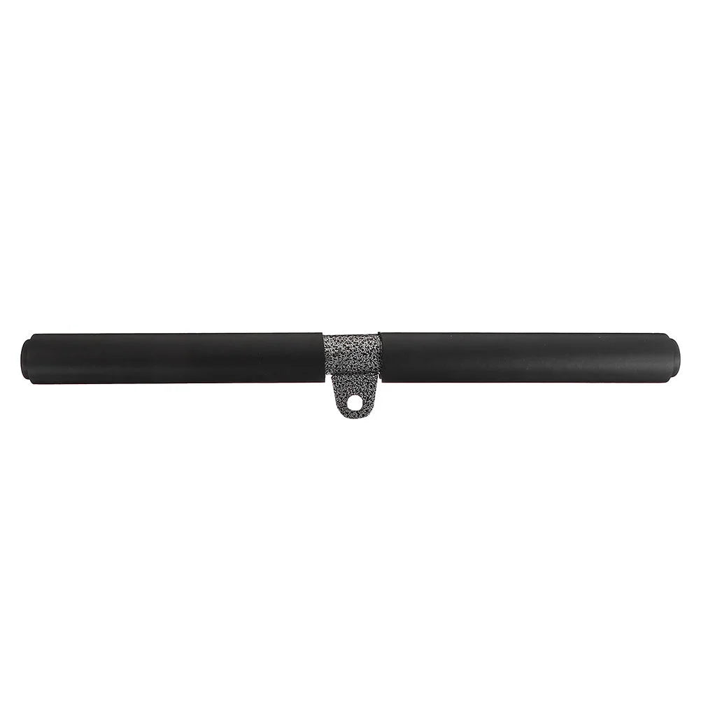 Black steel compact biceps pull-up lever for home gym and strength training cable workouts — view 4
