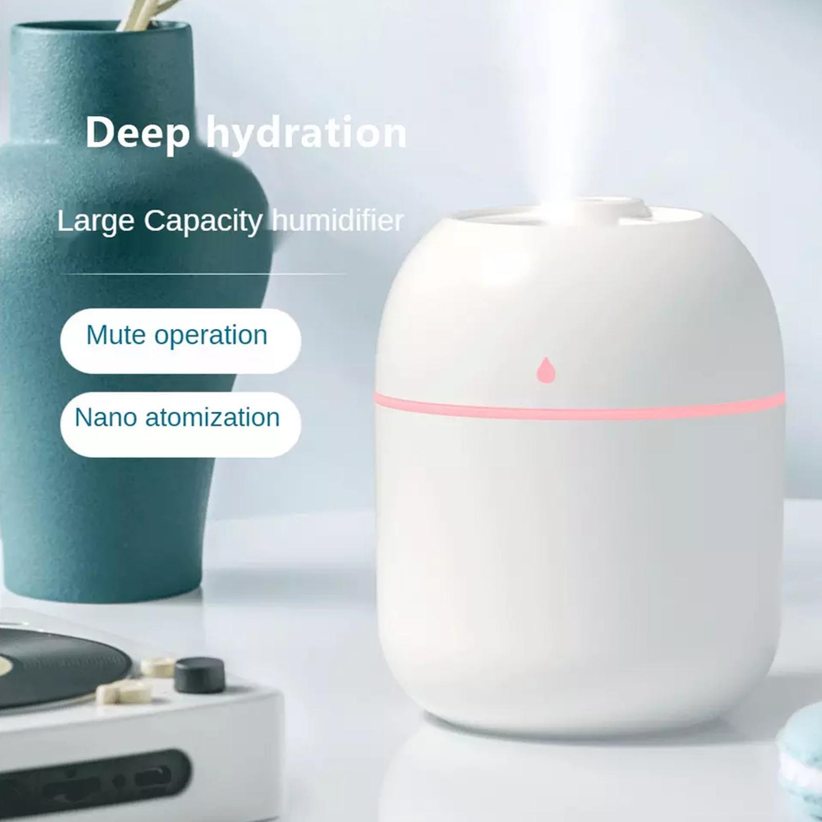 Portable compact USB aroma humidifier for home office desktop in modern design — view 4