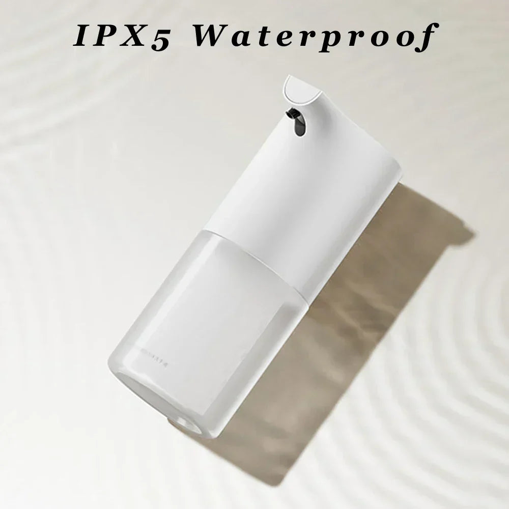 Sleek automatic foam hand washer and touchless soap dispenser for modern bathroom countertops — view 5
