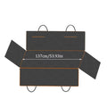 Waterproof dog car seat cover in black polyester with hammock design for vehicle back seats