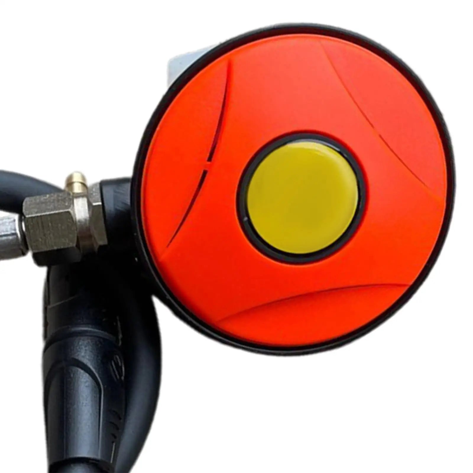 Scuba diving second stage regulator with a soft silicone mouthpiece and durable ABS construction — view 2