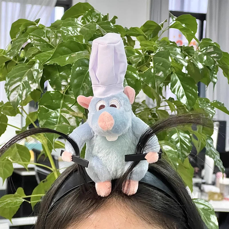 NNEOBA Ratatouille Hairband New Cartoon Plush Doll
