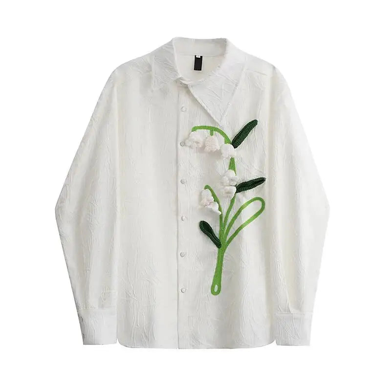 Divine Embroidered Textured Blouse-3