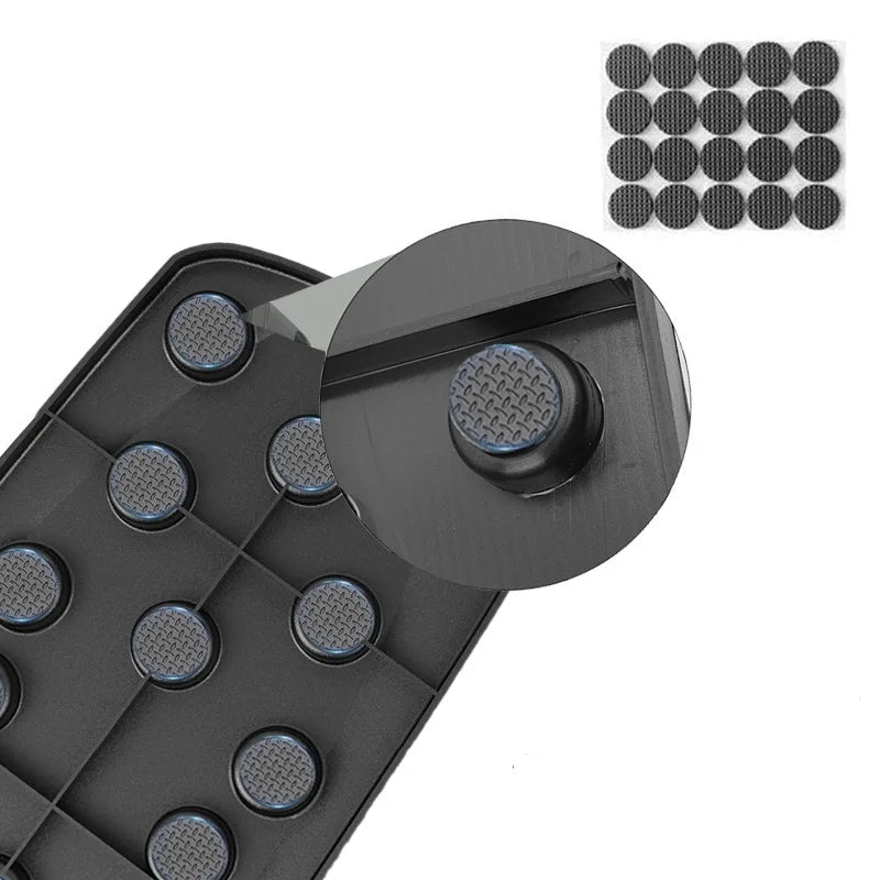 Portable folding push-up board with adjustable handles for upper body and core workouts