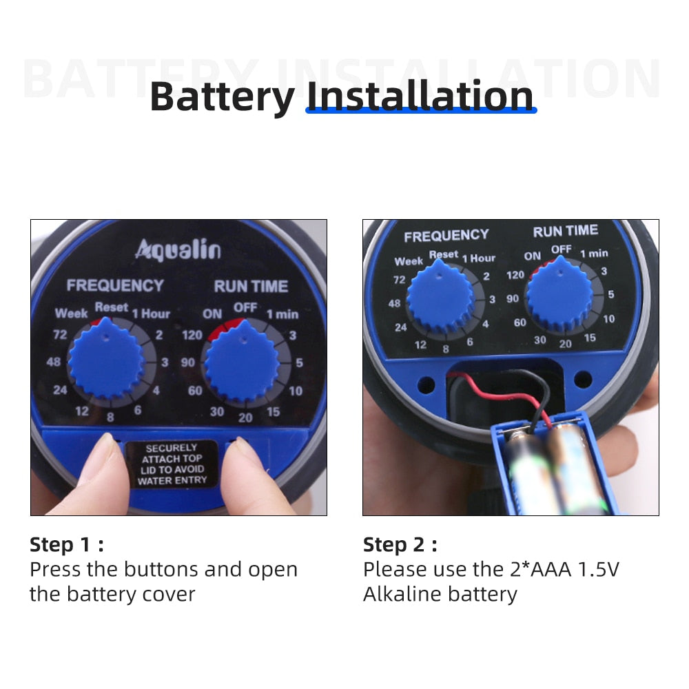 Automatic garden watering timer controller system for outdoor tap irrigation and plant care — view 3