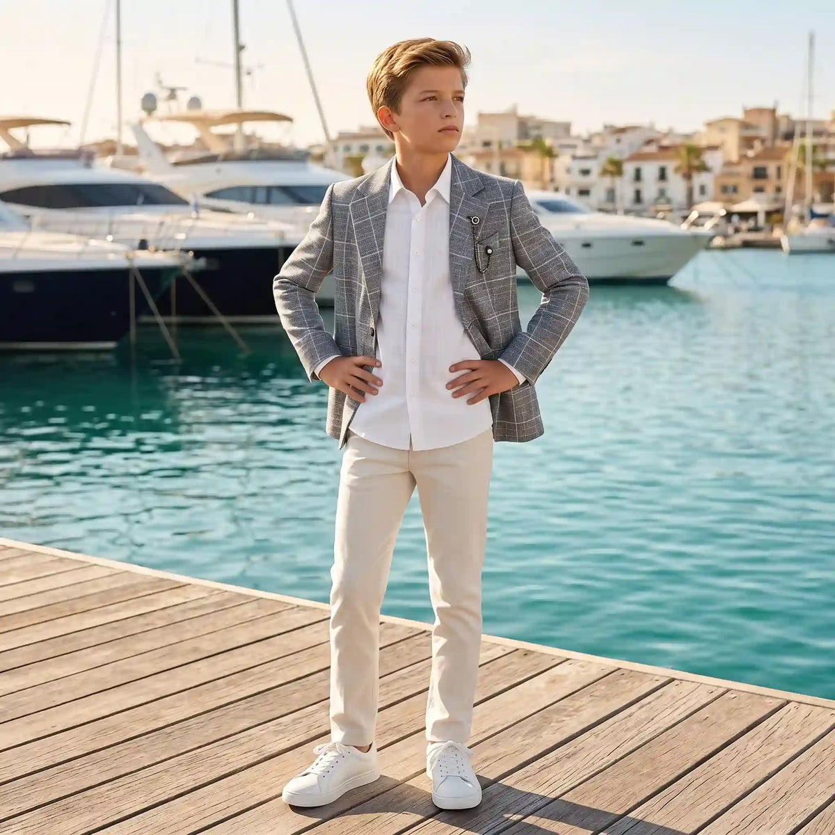 Check Mate Boys Cool Suit-1