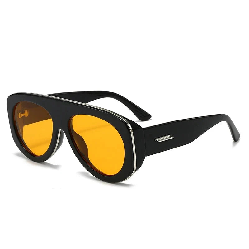 Audacious Oversized Pilot Sunglasses-5
