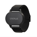 Black ultra-light Bluetooth and ANT+ heart rate sensor armband fitness monitor with magnetic charger