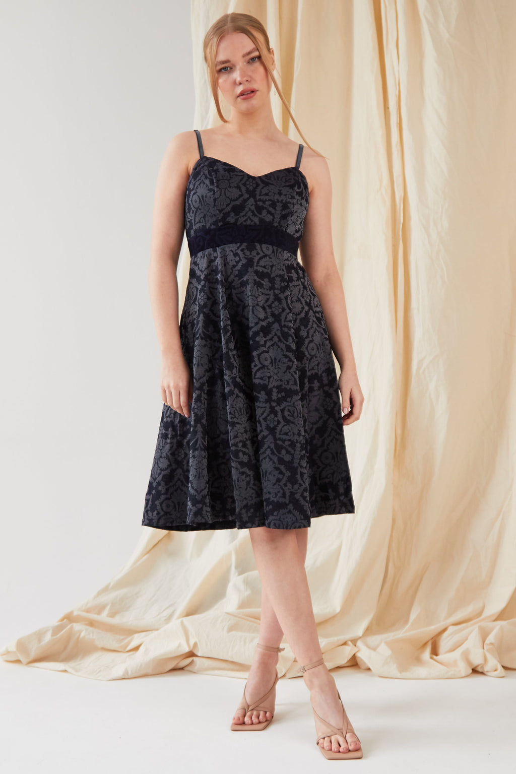Jacquard Skater Dress-3