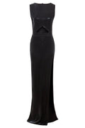 Black Cut-Out Maxi Dress-0