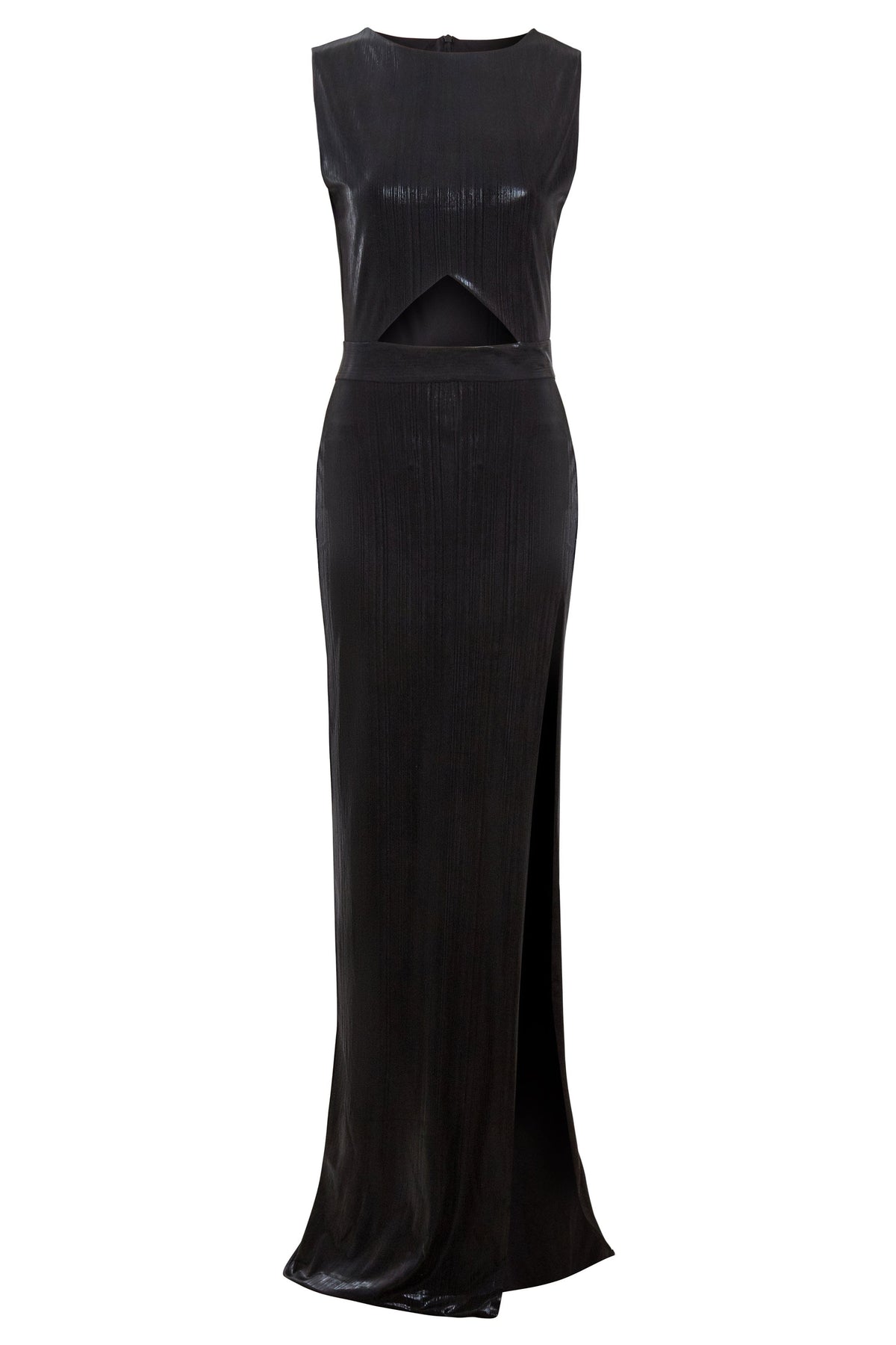 Black Cut-Out Maxi Dress-0