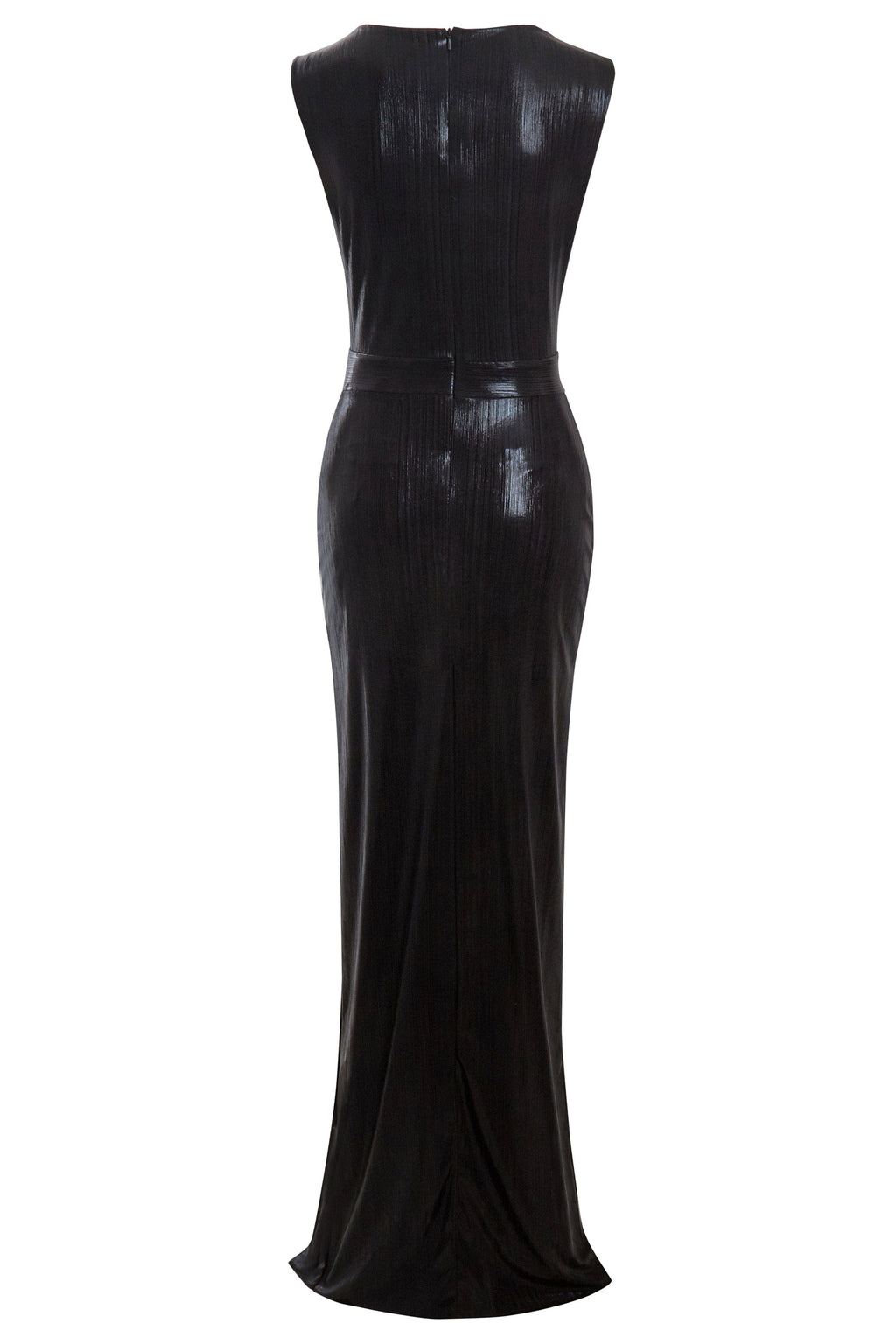 Black Cut-Out Maxi Dress-3