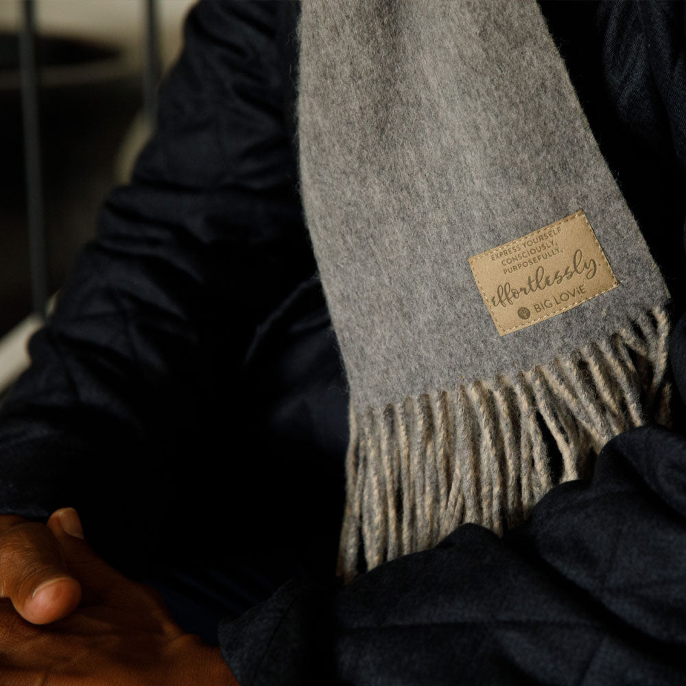 PURPOSEFUL SCARF | OATMEAL + STEEL-4