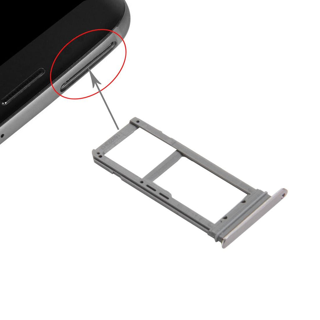 Replacement dual SIM and Micro SD card tray for G935 smartphone on a white background — view 3