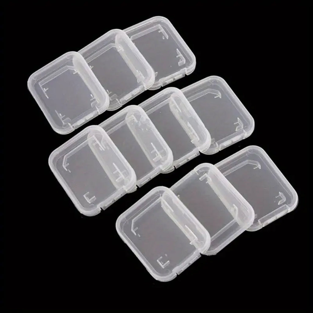 20-piece transparent plastic SD card storage cases for secure memory card organization and protection — view 5