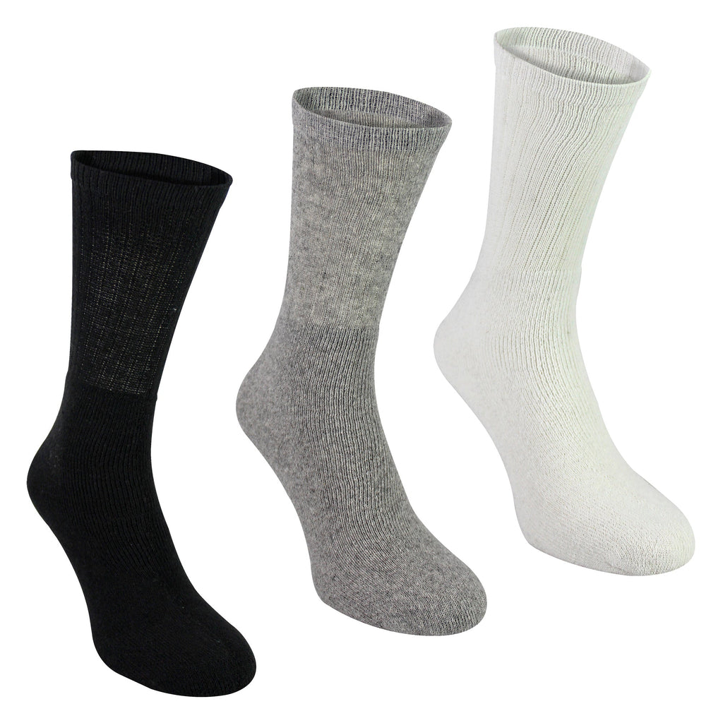 Men's 10-pack sport socks in assorted colors with elasticated cuffs and cushioned soles — view 4
