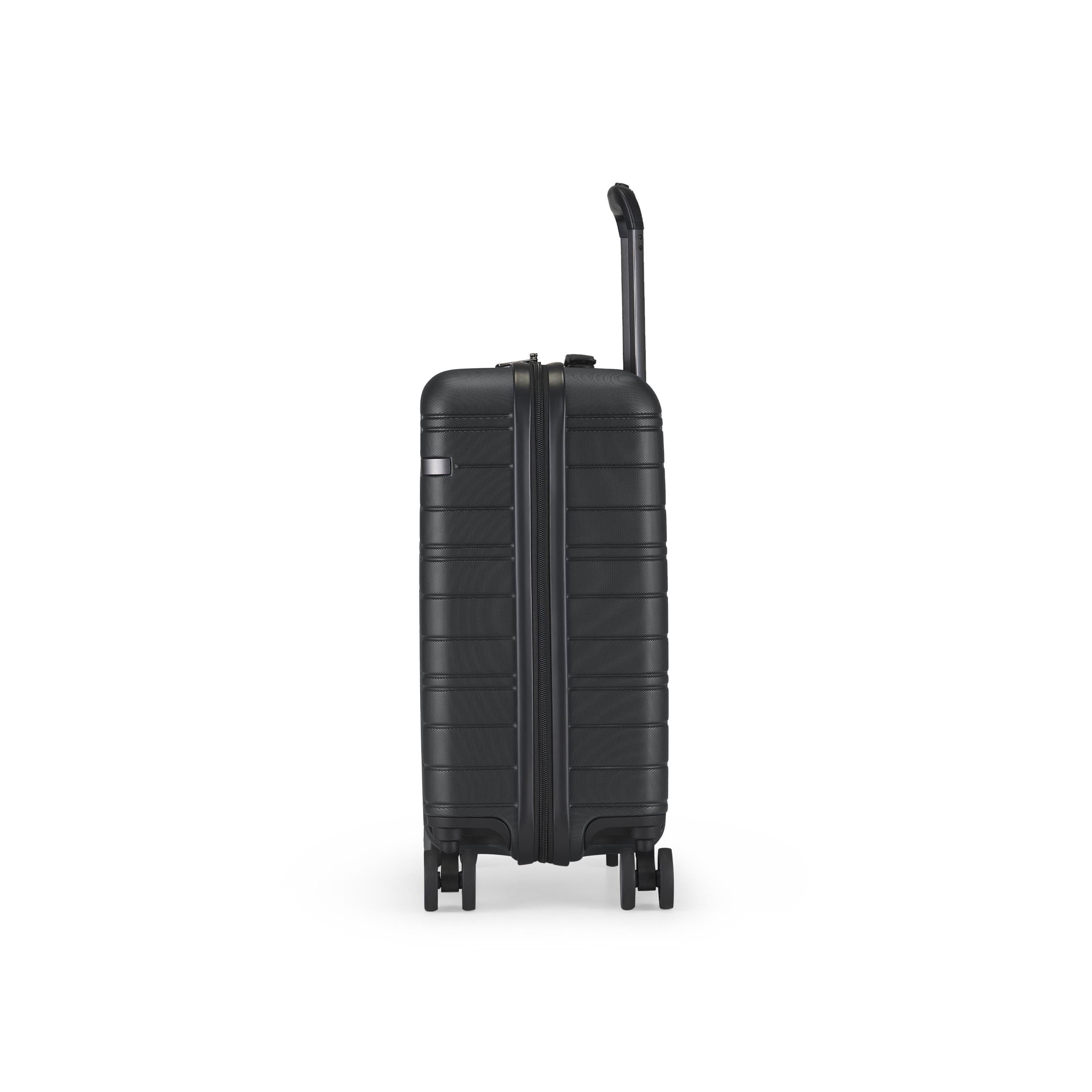 Skyward International Carry-on premium travel suitcase with sleek spinner wheels and telescopic handle. — view 3