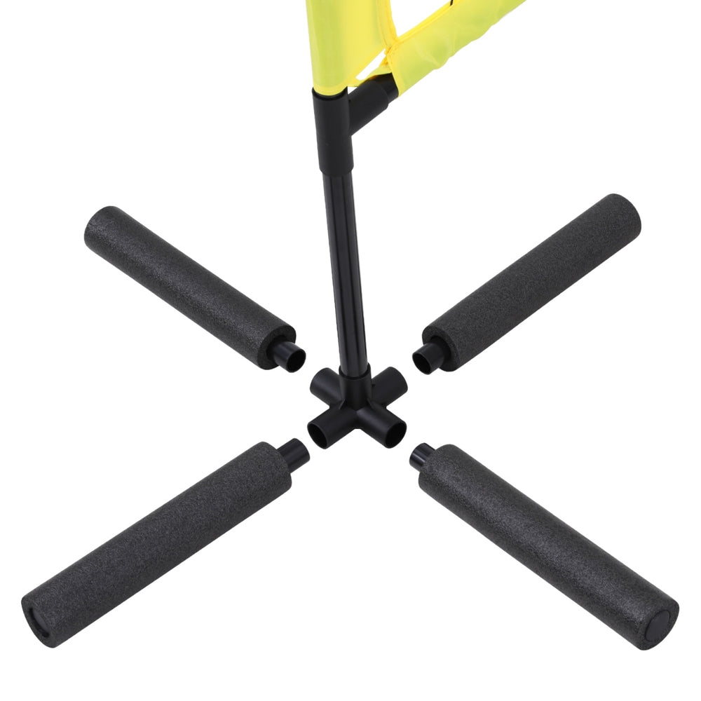 Everfit portable water volleyball net set for swimming pools with floating anchor bags and ball — view 5