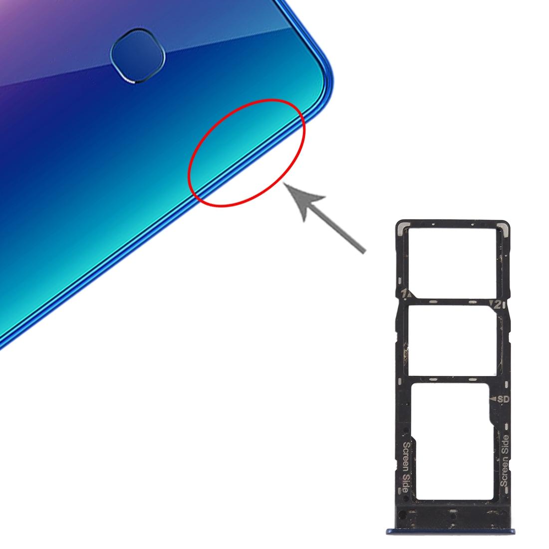 Replacement SIM and Micro SD card tray component for Infinix X627 Smart 3 Plus smartphone — view 4