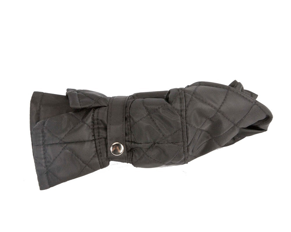 Black casual weatherproof bucket golf hat with a warm fleecy lining and foldable design — view 3