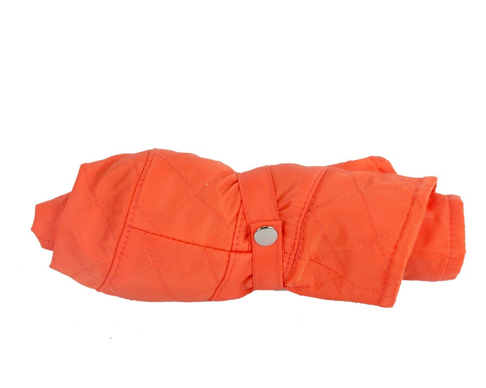 Orange weatherproof bucket hat with cozy fleece lining, ideal for winter golf and outdoor casual wear — view 3